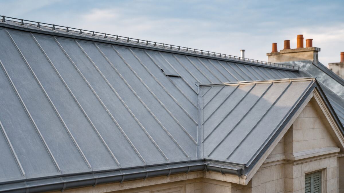 Toiture zinc : dilatation, corrosion et entretien